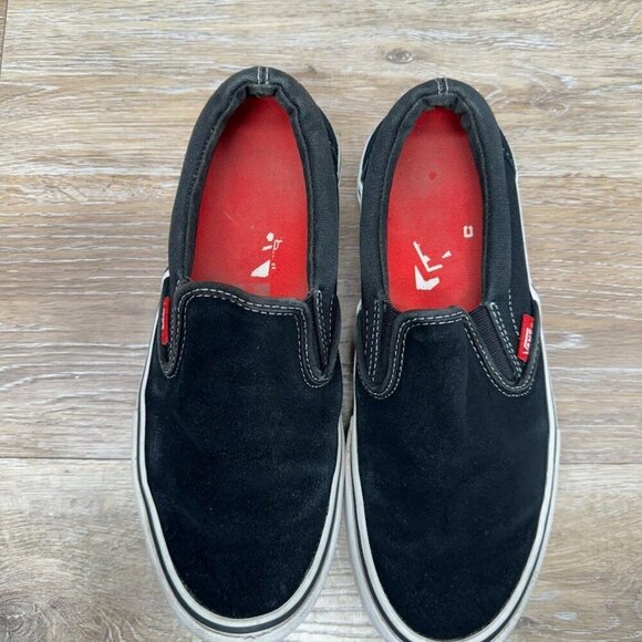 Vans Pro Ultracrush Black Canvas Slip On Sneaker Men's Size 7 - Picture 2 of 8